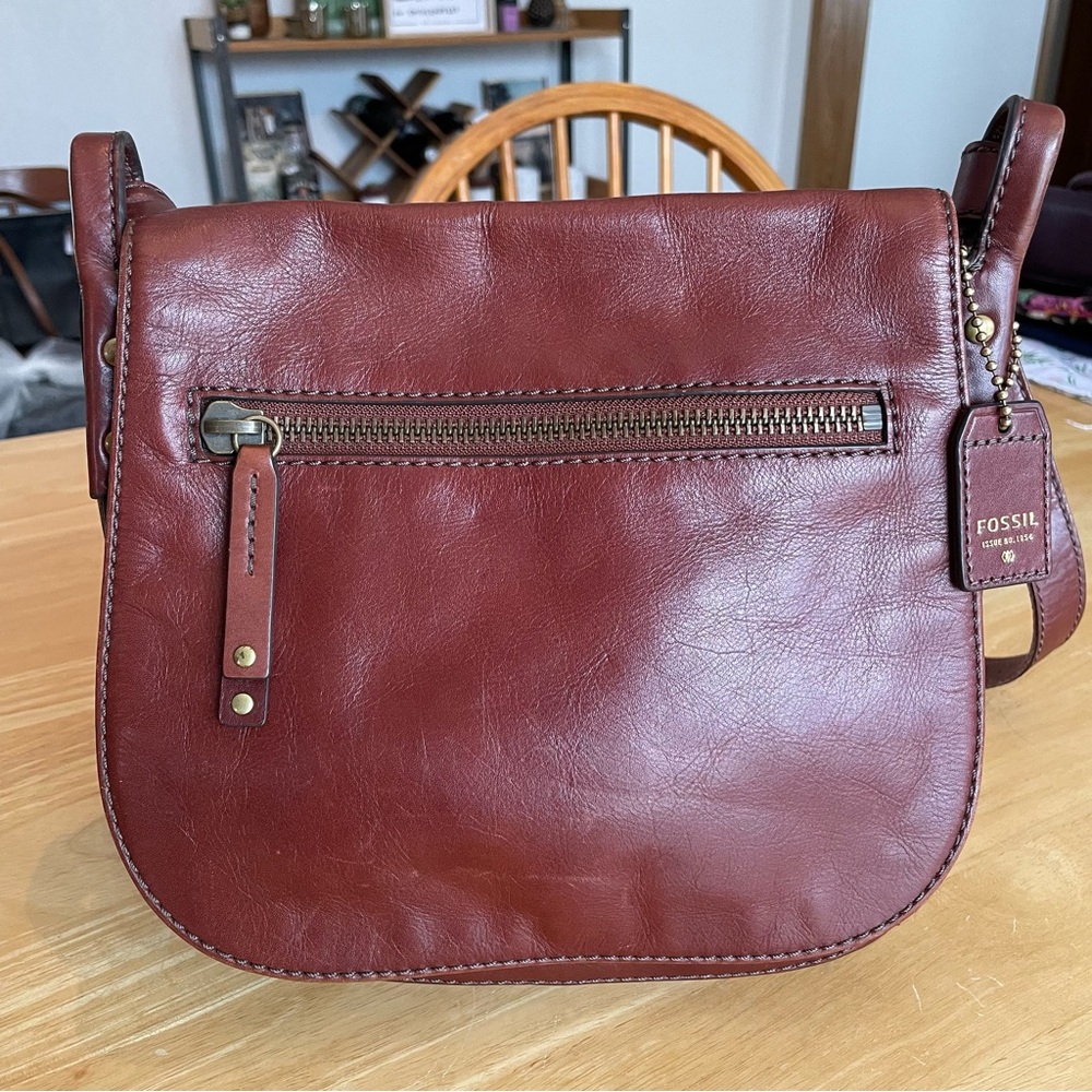 Fossil Leather Crossbody Bag